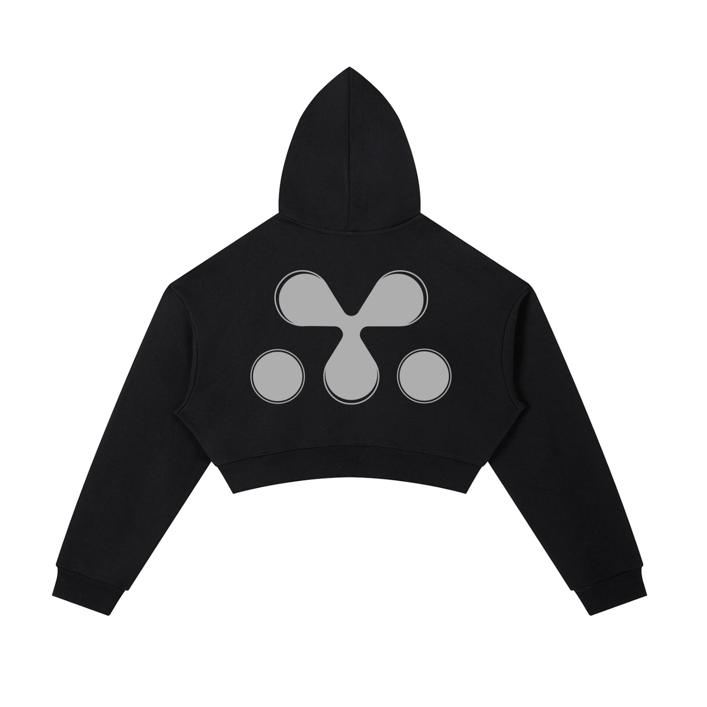 Cropped Zip-Up Hoodie, view 2 - M3 Studios Houston streetwear