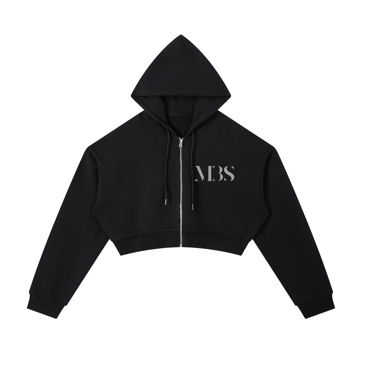 Cropped Zip-Up Hoodie, cropped zip-up - M3 Studios Houston streetwear