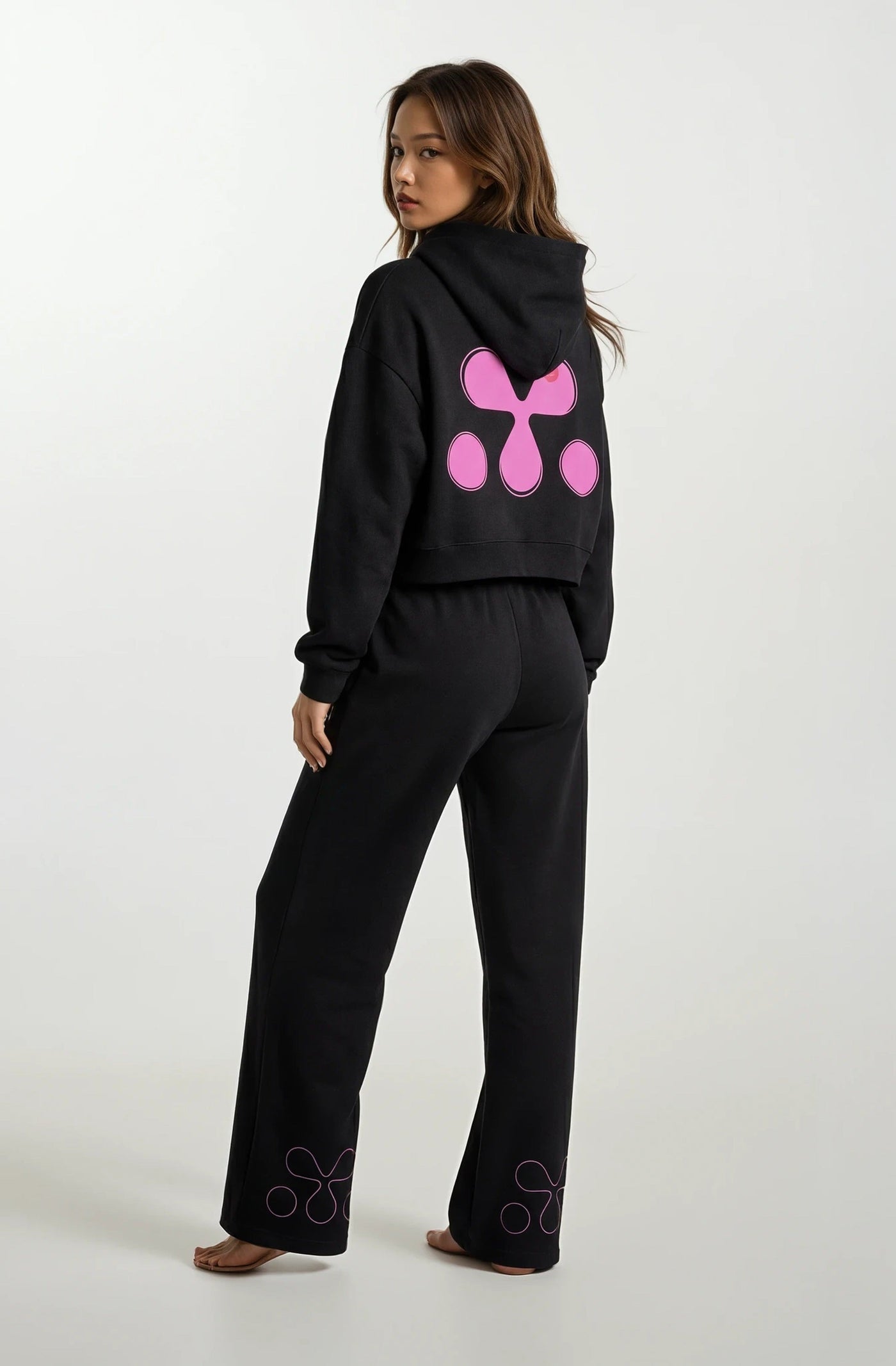 Cropped Zip-Up Hoodie, view 7 - M3 Studios Houston streetwear
