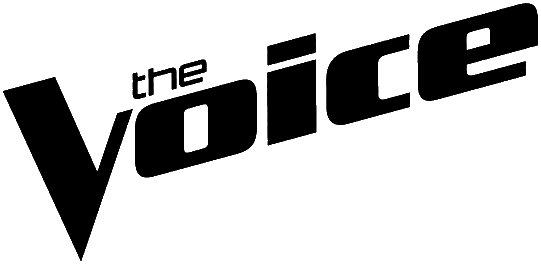 The Voice logo, television audio client of M3 Studios, mixing and mastering studio north Houston