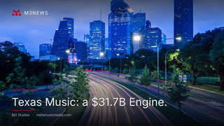 M3News Houston: Texas Music: a $31.7B Engine. M3 Studios, a recording, mixing and mastering studio in Spring, TX near Houston, serving artists, producers and creators across the Houston area. By Meta Music Media Inc.