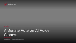 M3News Music: A Senate Vote on AI Voice Clones. M3 Studios, a recording, mixing and mastering studio in Spring, TX near Houston, serving artists, producers and creators across the Houston area. By Meta Music Media Inc.