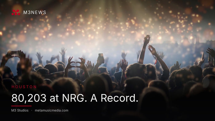 M3News Houston: 80,203 at NRG. A Record. M3 Studios, a recording, mixing and mastering studio in Spring, TX near Houston, serving artists, producers and creators across the Houston area. By Meta Music Media Inc.