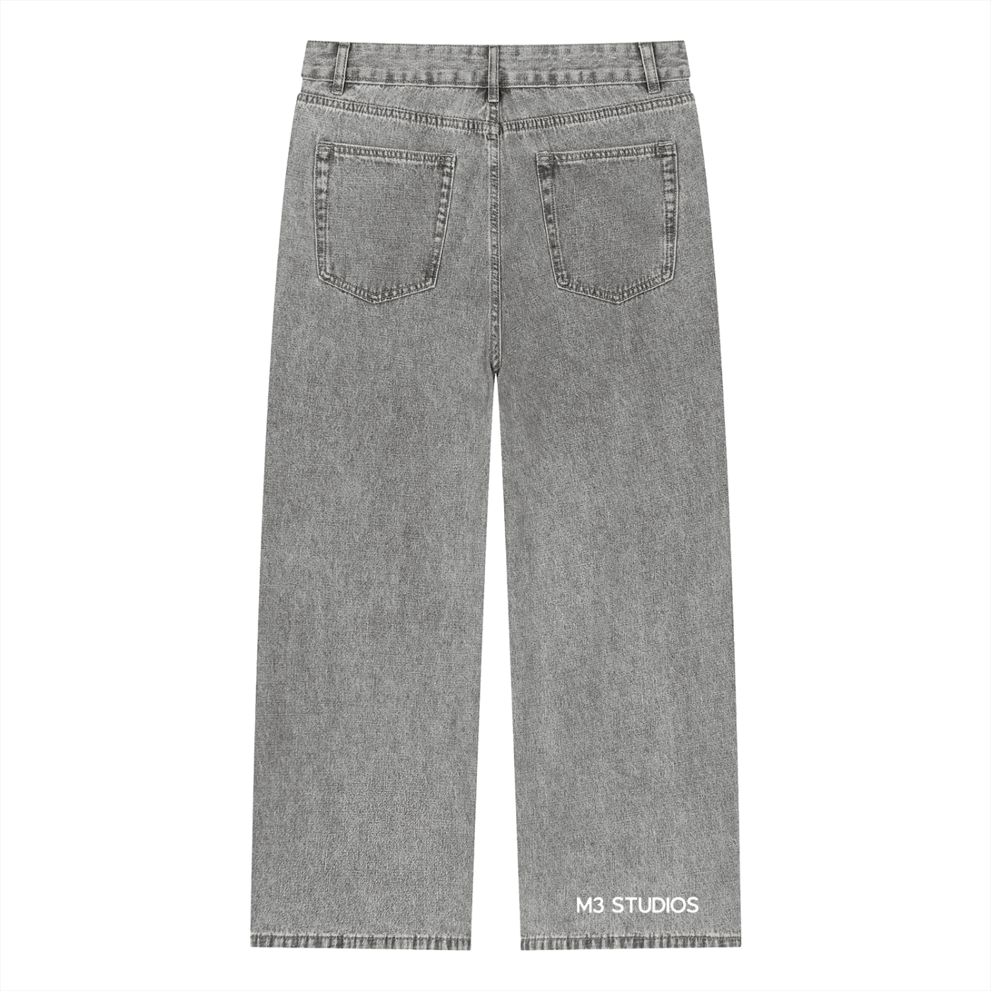 Men's Straight Leg Jeans, view 4 - M3 Studios Houston streetwear