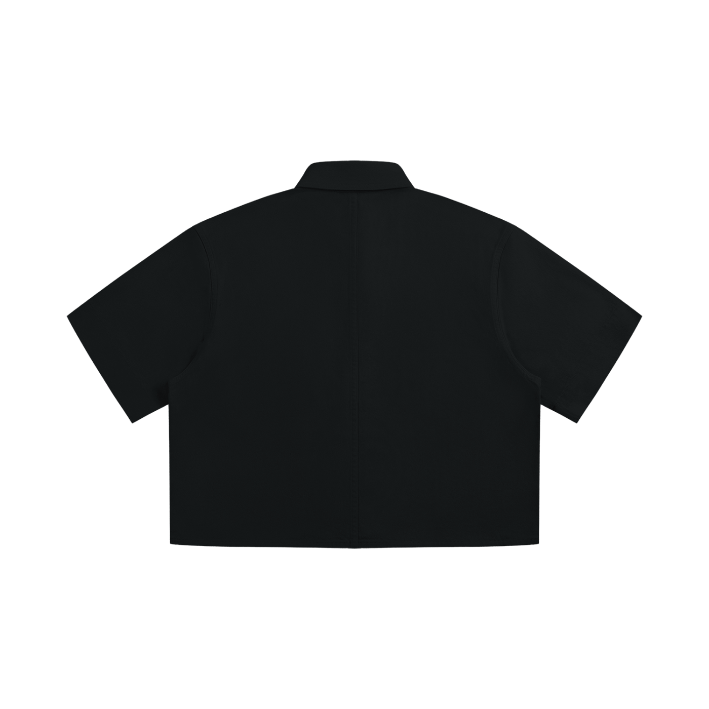 Women's Crop Button Up Shirt, view 2, M3 Studios Houston streetwear. Part of the M3 Studios 2026 streetwear collection, Houston streetwear. From M3 Studios, recording and creative studio in Spring TX serving Houston, Cypress, Champions, and Conroe. Shop online at metamusicmedia.com. M3 Studios, a brand of Meta Music Media Inc.