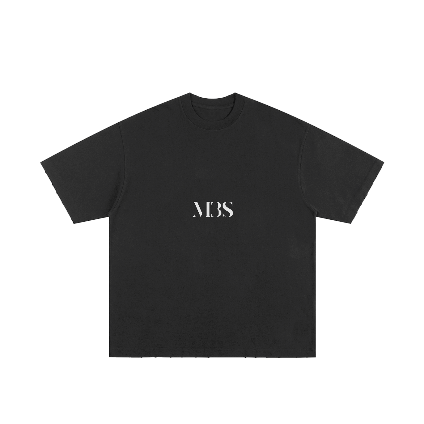 Black Shirt, hand-frayed tee - M3 Studios Houston streetwear
