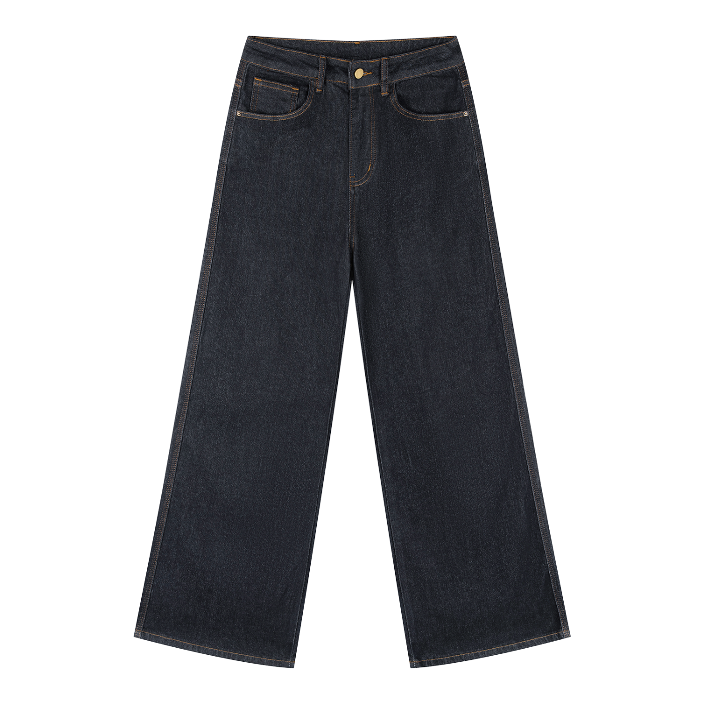 Women's Straight Leg Denim Jeans, straight leg denim - M3 Studios Houston streetwear