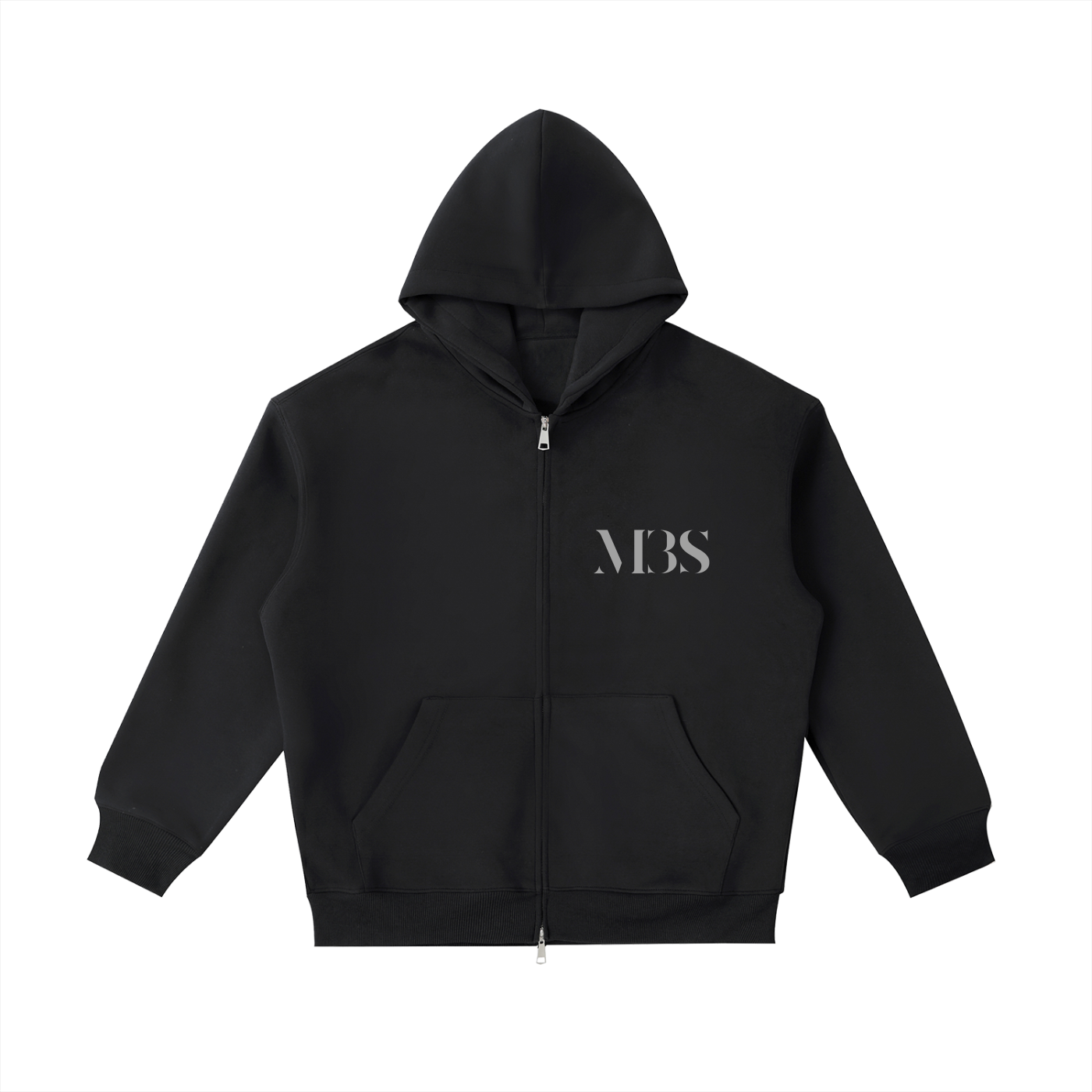 Zip Up Pocket Hoodie, full-zip pocket - M3 Studios Houston streetwear