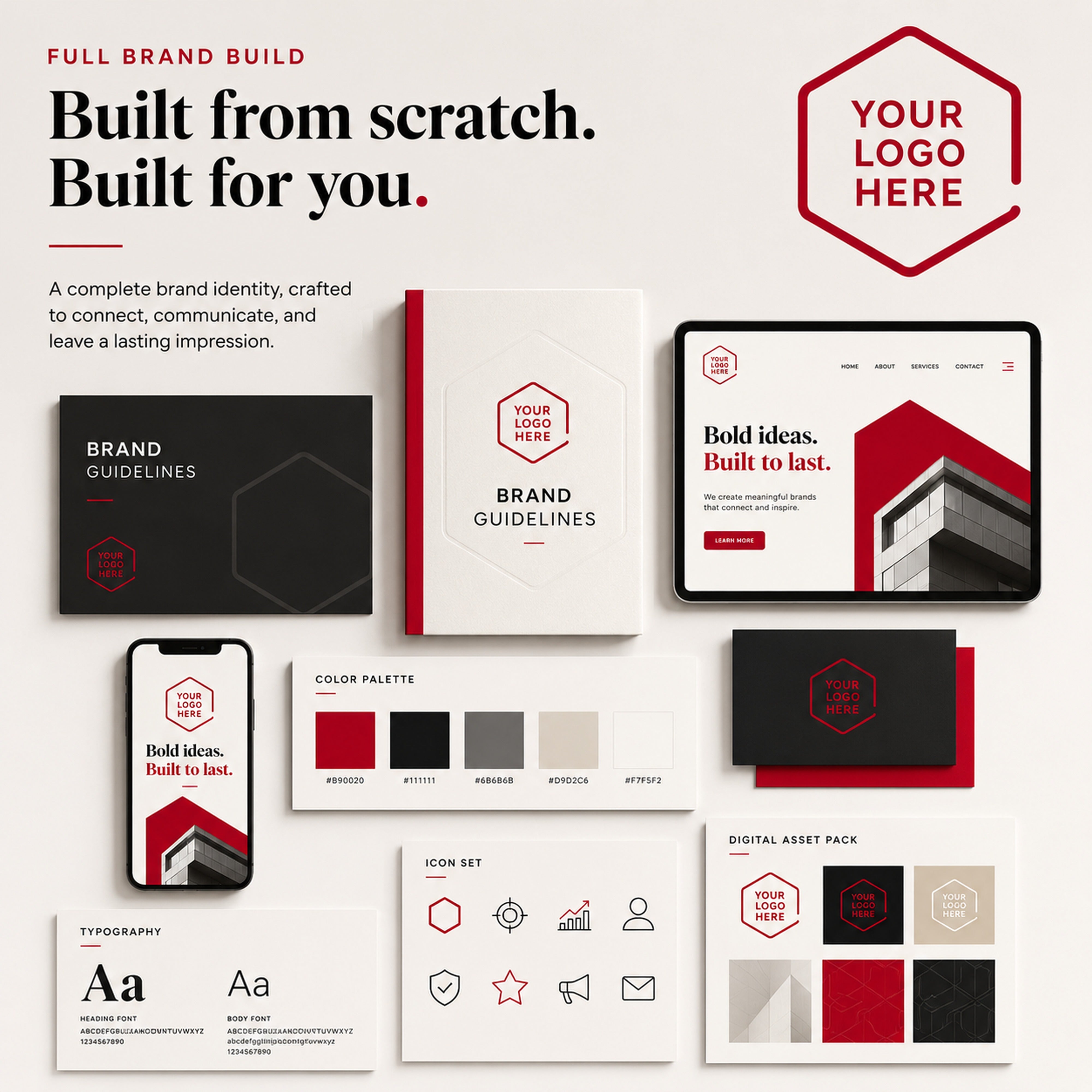 Complete Brand Identity System from M3 Studios in Spring TX 77388 Houston metro. Professional video production, photography, motion design, 3D rendering, brand identity, content creator services serving Spring, The Woodlands, Klein, Tomball, Cypress, Champions, Jersey Village, Old Town Spring, Greenspoint, Greater Inwood. Book at metamusicmedia.com. M3 Studios, a brand of Meta Music Media Inc.