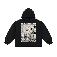 FORESEER graphic drawstring hem hoodie, M3 Studios 2026 streetwear collection, Houston, rooted at a recording studio near Klein. Serving Houston, Humble, Kingwood, and Atascocita from the Spring TX studio. Shop online at metamusicmedia.com. M3 Studios, a brand of Meta Music Media Inc.