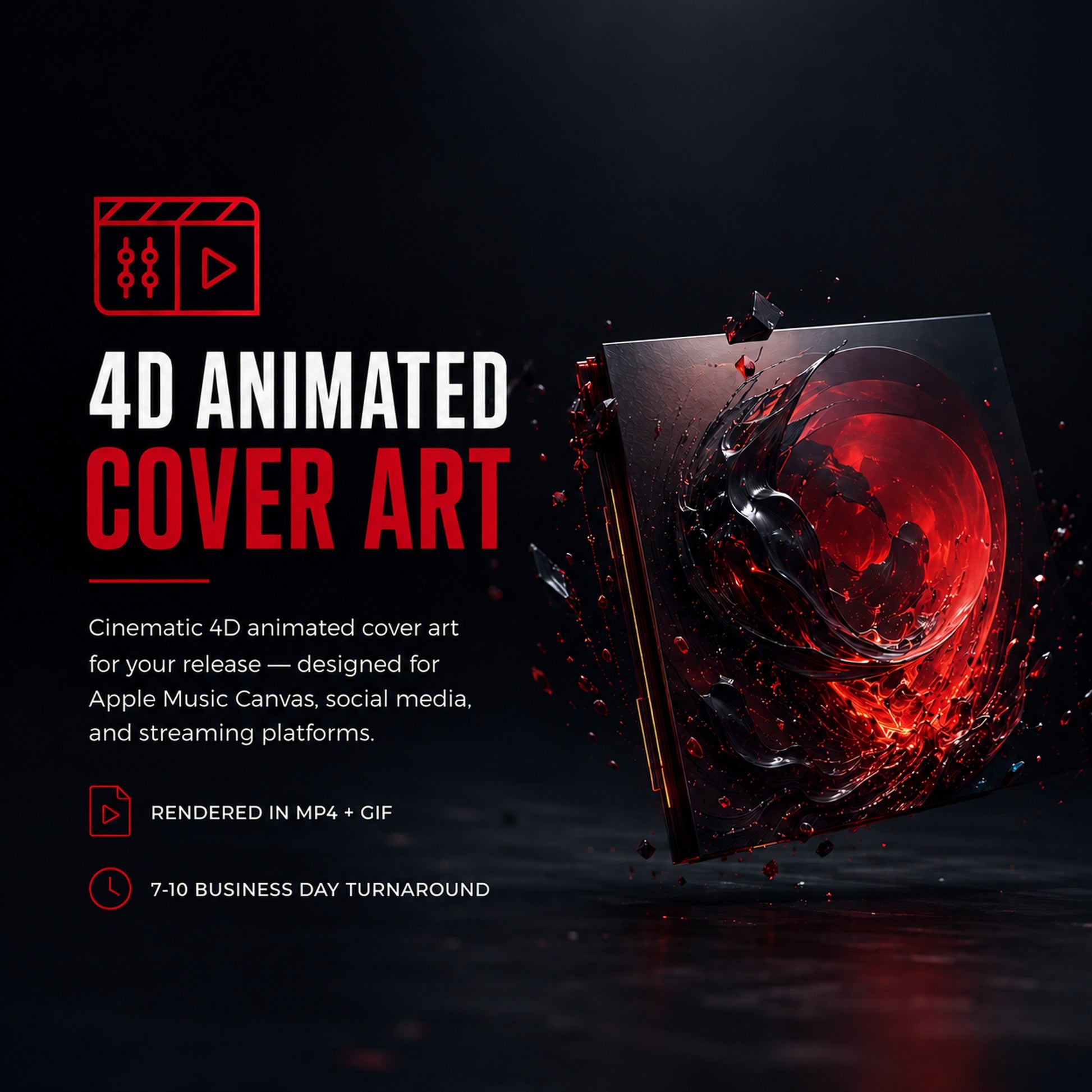 4D Animated Cover Art at M3 Studios. Professional Houston recording studio offering recording, mixing, mastering, beat production, audio post-production, voice over, podcast editing. Serving Spring, The Woodlands, Klein, Tomball, Cypress, Champions. Book online at metamusicmedia.com. M3 Studios, a brand of Meta Music Media Inc.