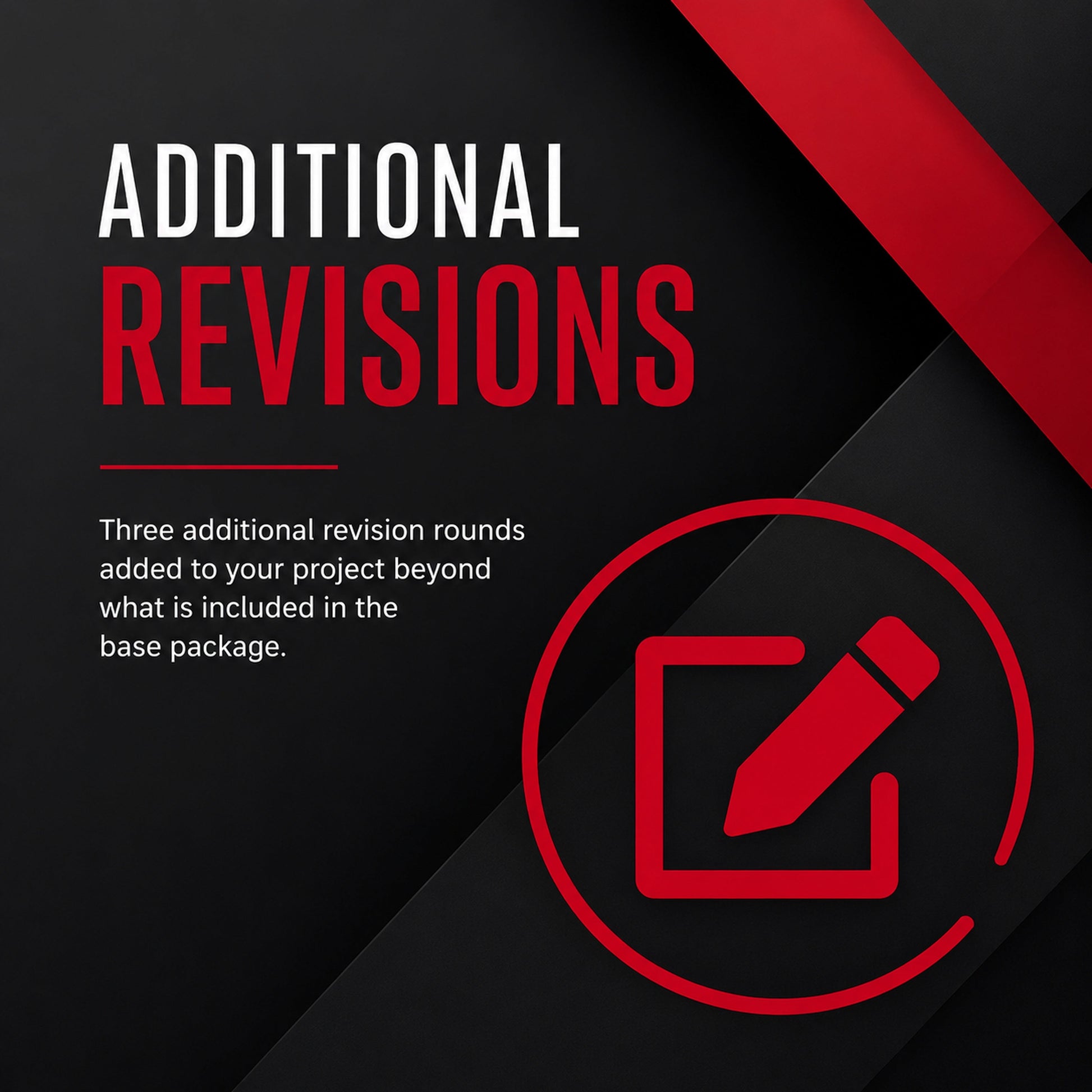 Additional Revisions (3 Pack) | M3 Studios at M3 Studios. Professional Houston recording studio offering recording, mixing, mastering, beat production, audio post-production, voice over, podcast editing. Serving Spring, The Woodlands, Klein, Tomball, Cypress, Champions. Book online at metamusicmedia.com. M3 Studios, a brand of Meta Music Media Inc.