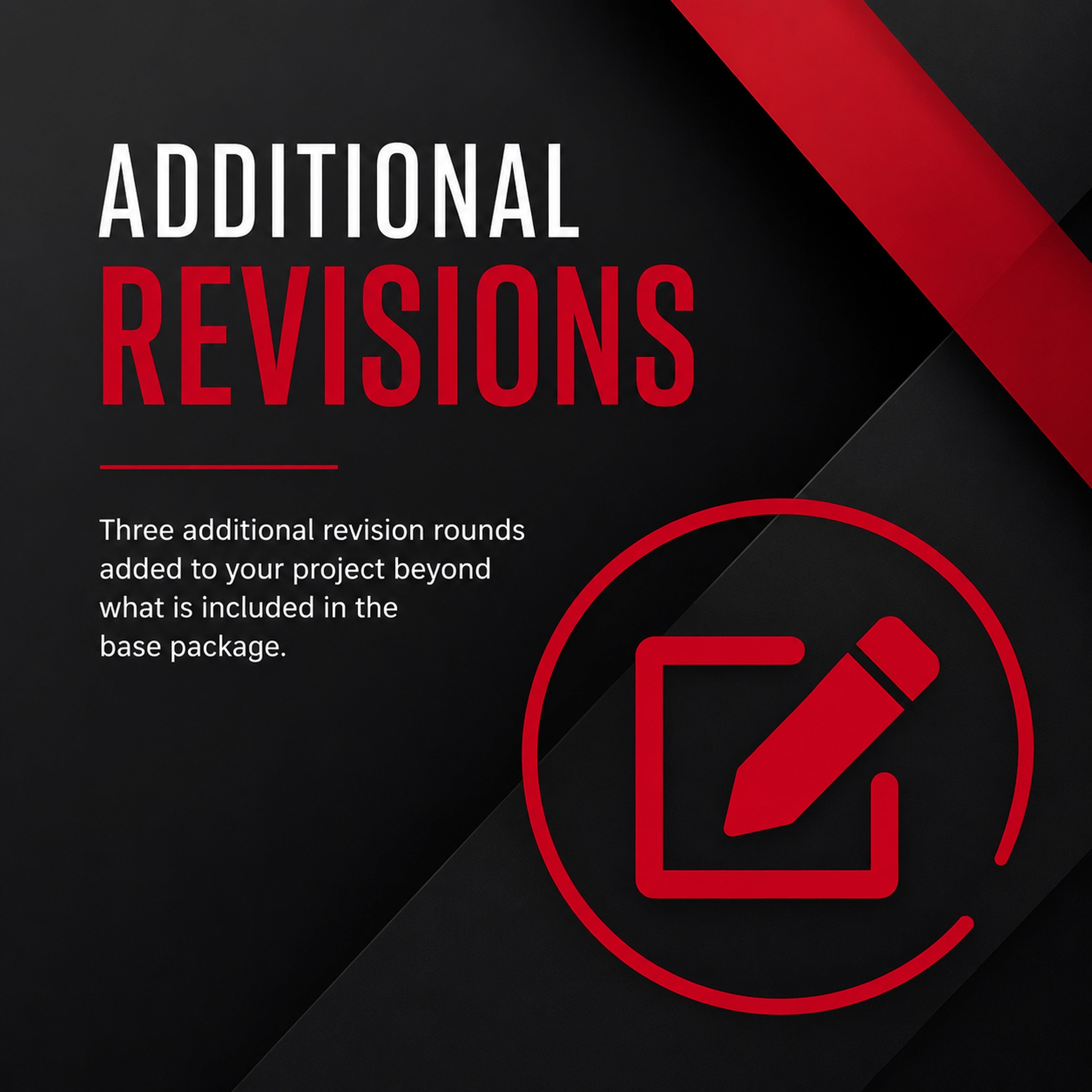 Additional Revisions (3 Pack) | M3 Studios at M3 Studios. Professional Houston recording studio offering recording, mixing, mastering, beat production, audio post-production, voice over, podcast editing. Serving Spring, The Woodlands, Klein, Tomball, Cypress, Champions. Book online at metamusicmedia.com. M3 Studios, a brand of Meta Music Media Inc.