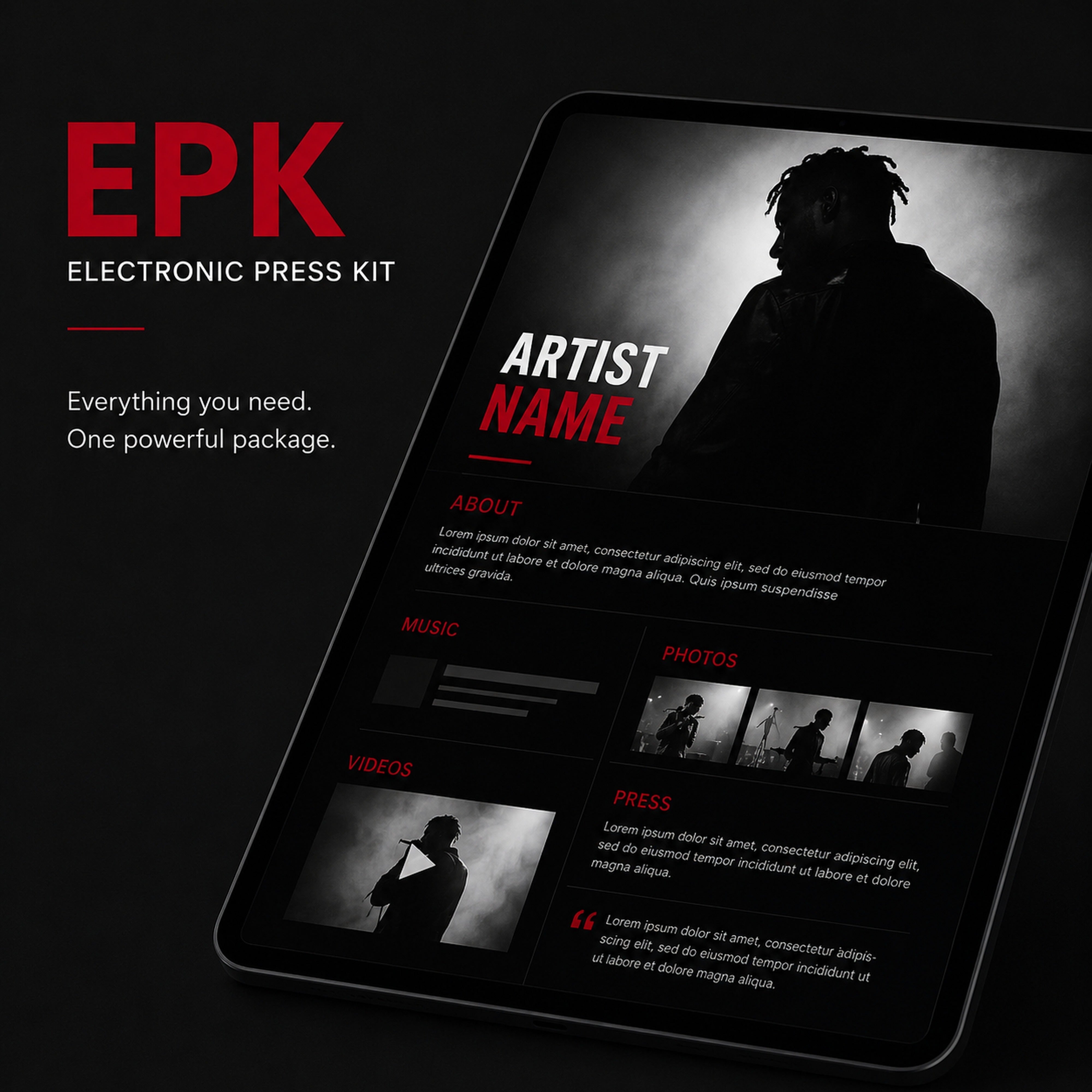 EPK: Electronic Press Kit at M3 Studios. Professional Houston recording studio offering recording, mixing, mastering, beat production, audio post-production, voice over, podcast editing. Serving Spring, The Woodlands, Klein, Tomball, Cypress, Champions. Book online at metamusicmedia.com. M3 Studios, a brand of Meta Music Media Inc.