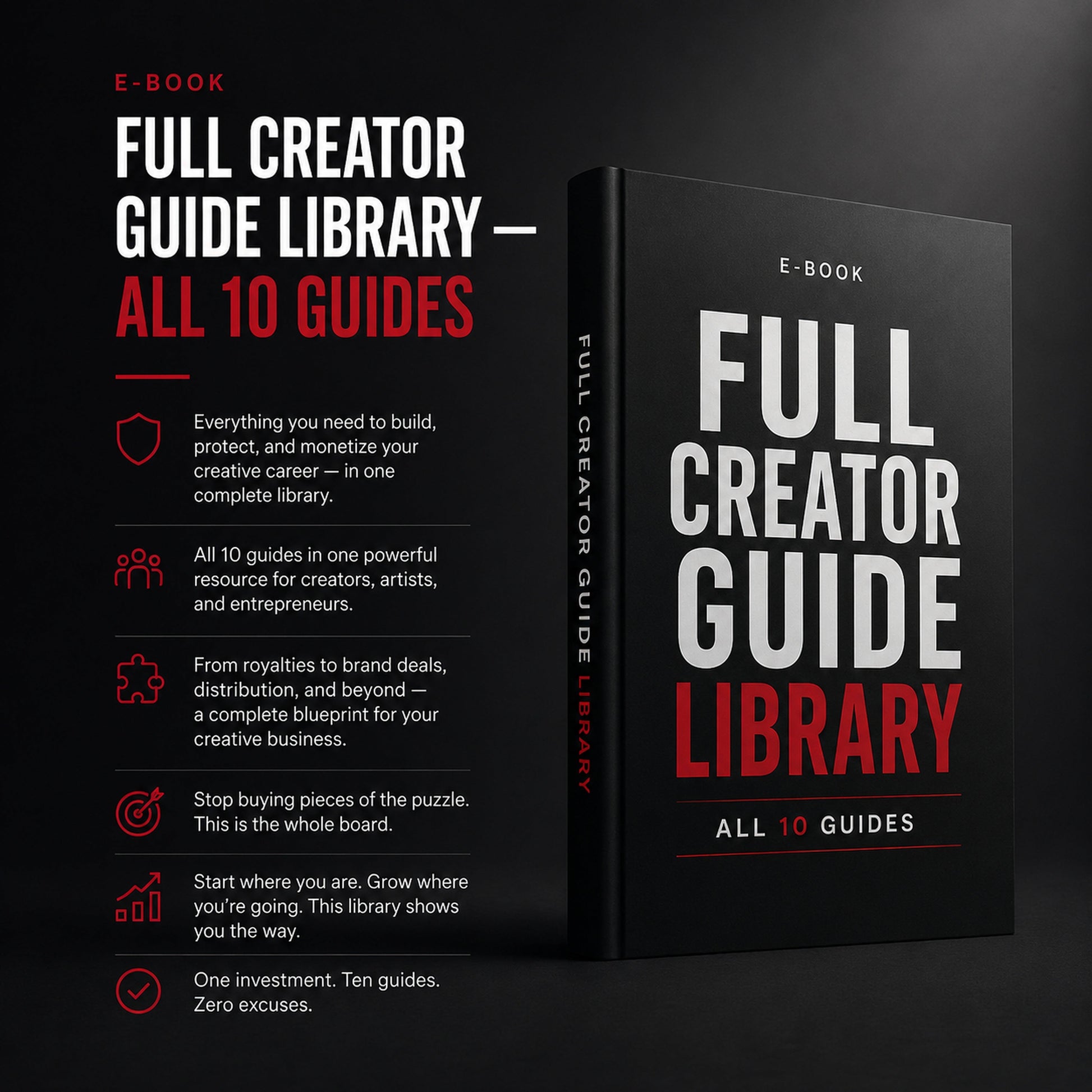 Full Creator Guide Library . All 10 Guides. Creator education ebook from M3 Studios in Spring TX Houston. Music royalty, publishing, sync, distribution, monetization, brand deals, affiliate marketing, AI prompts, business strategy playbook. Buy at metamusicmedia.com. M3 Studios, a brand of Meta Music Media Inc.
