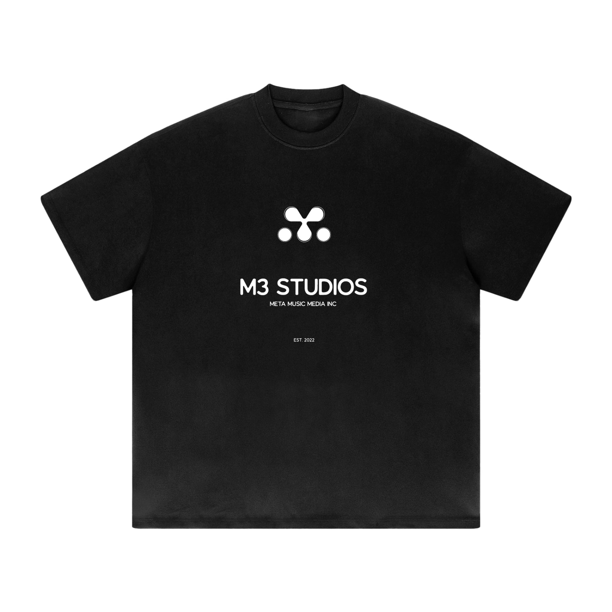 Black T Shirt, black tee - M3 Studios Houston streetwear