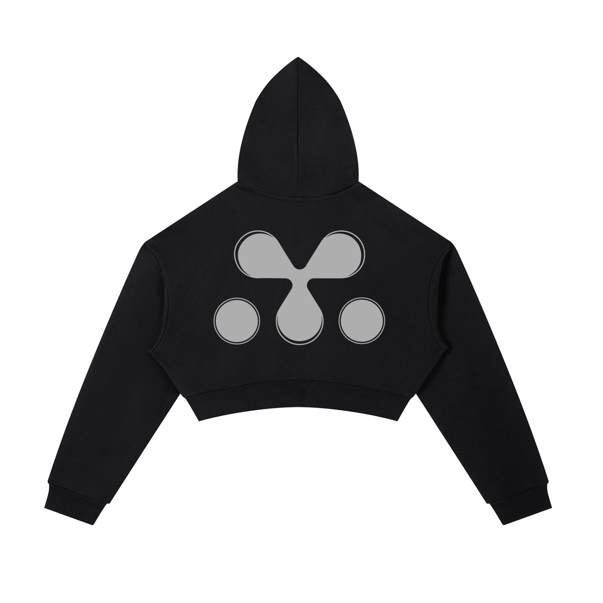 Cropped Zip-Up Hoodie, view 2 - M3 Studios Houston streetwear