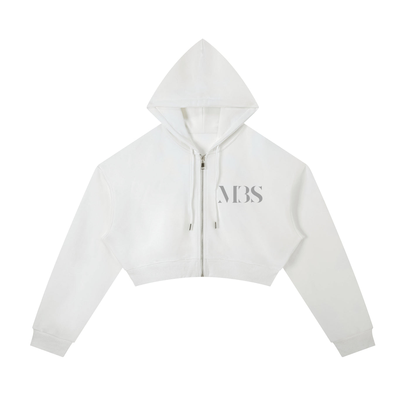 Cropped Zip-Up Hoodie, view 3 - M3 Studios Houston streetwear