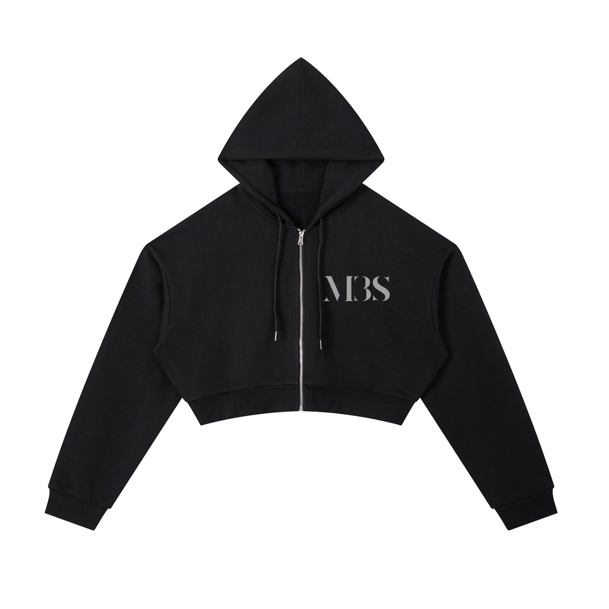 Cropped Zip-Up Hoodie, cropped zip-up - M3 Studios Houston streetwear