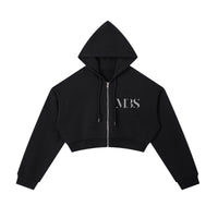 Cropped Zip-Up Hoodie, cropped zip-up - M3 Studios Houston streetwear