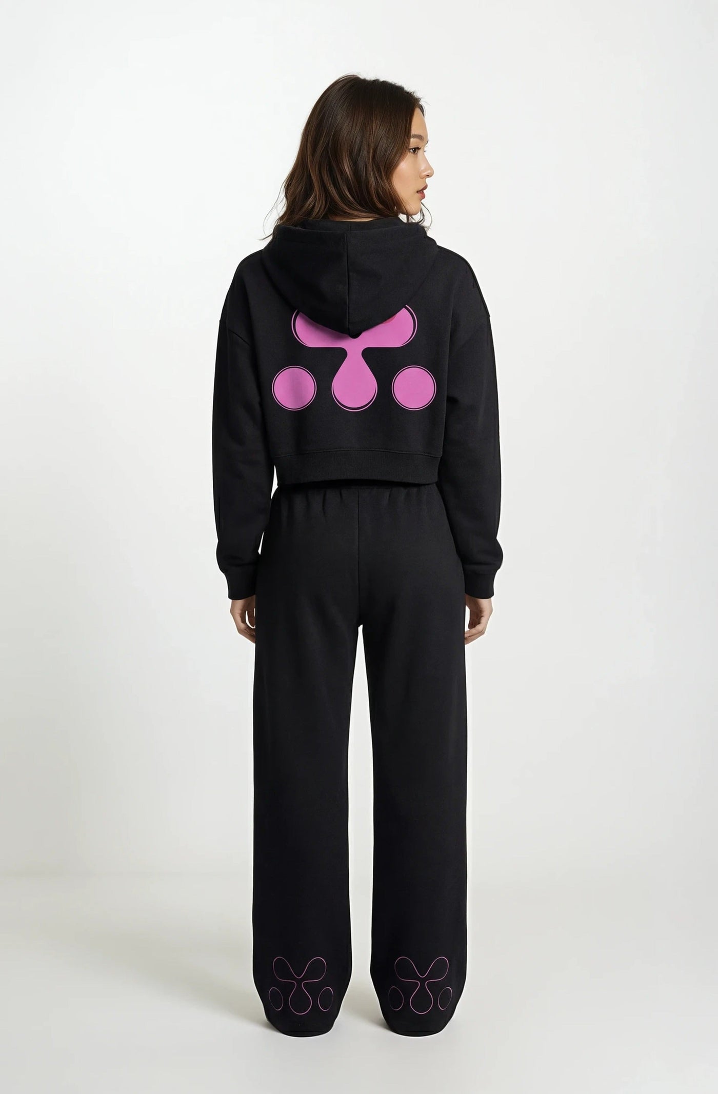 Cropped Zip-Up Hoodie, view 8 - M3 Studios Houston streetwear