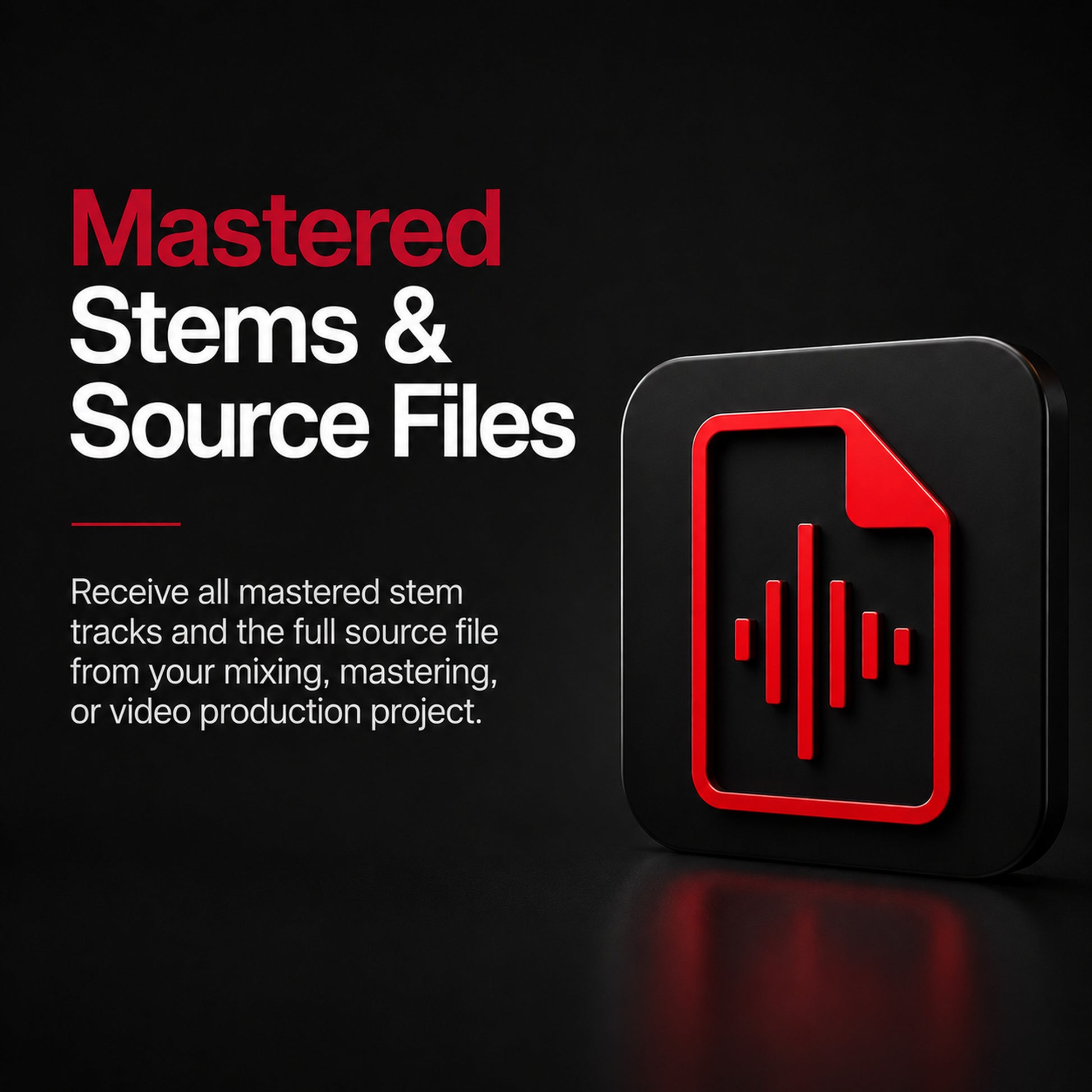 Mastered Stems and Source Files | M3 Studios at M3 Studios. Professional Houston recording studio offering recording, mixing, mastering, beat production, audio post-production, voice over, podcast editing. Serving Spring, The Woodlands, Klein, Tomball, Cypress, Champions. Book online at metamusicmedia.com. M3 Studios, a brand of Meta Music Media Inc.