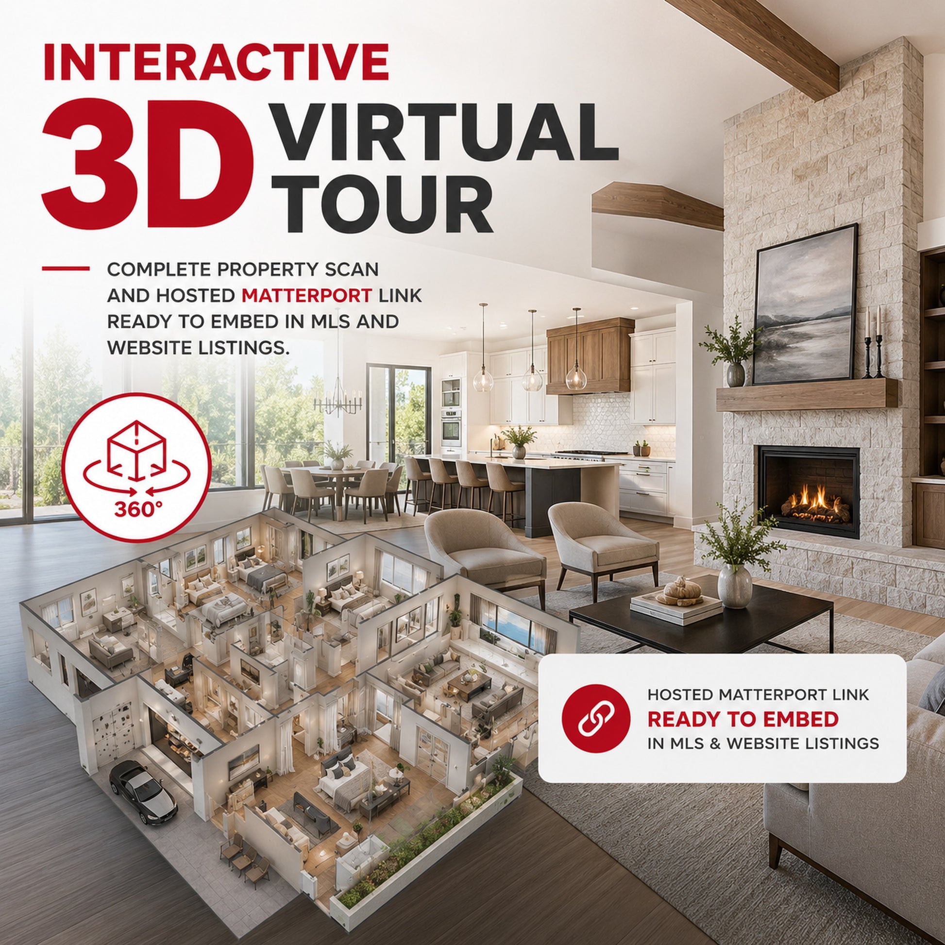 Matterport Virtual Tour at M3 Studios. Professional Houston creative studio offering video production, photography, motion design, 3D rendering, brand identity, and content creator services. Serving Spring, The Woodlands, Klein, Tomball, Cypress, Champions, Jersey Village, Old Town Spring, Greenspoint, Greater Inwood, and Houston metro. Book online at metamusicmedia.com. M3 Studios, a brand of Meta Music Media Inc.