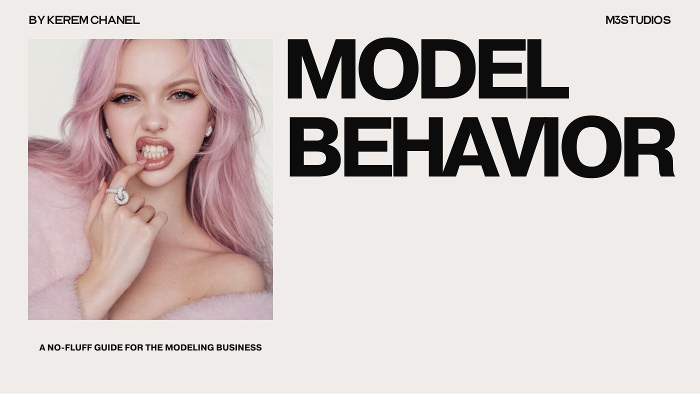 Model Behavior creator education ebook cover by M3 Studios