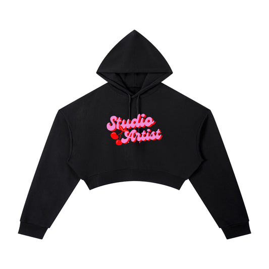 Studio Artist Cropped Hoodie, cropped pullover - M3 Studios Houston streetwear