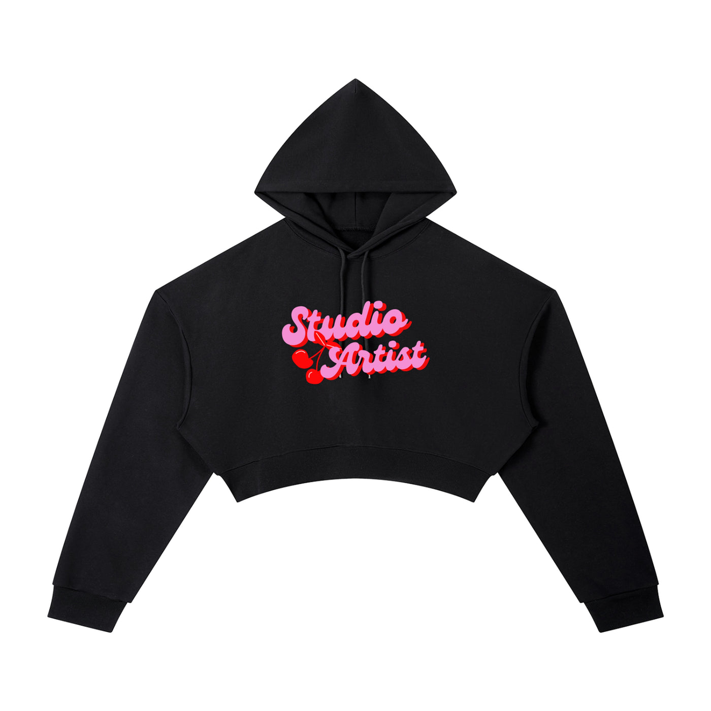 Studio Artist Cropped Hoodie, cropped pullover - M3 Studios Houston streetwear