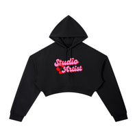 Studio Artist Cropped Hoodie, cropped pullover - M3 Studios Houston streetwear