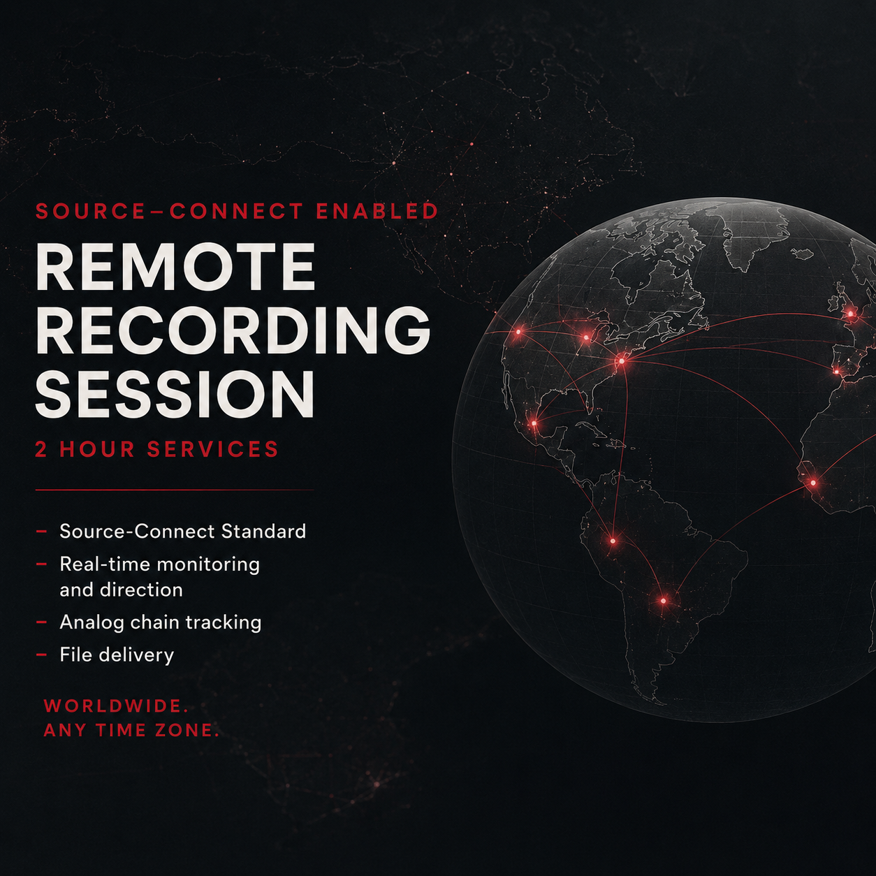 Remote Recording Session - 2 Hours | M3 Studios