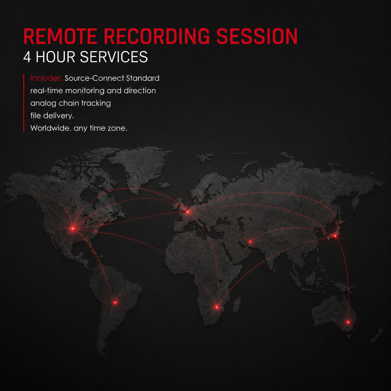 Remote Recording Session - 4 Hours | M3 Studios